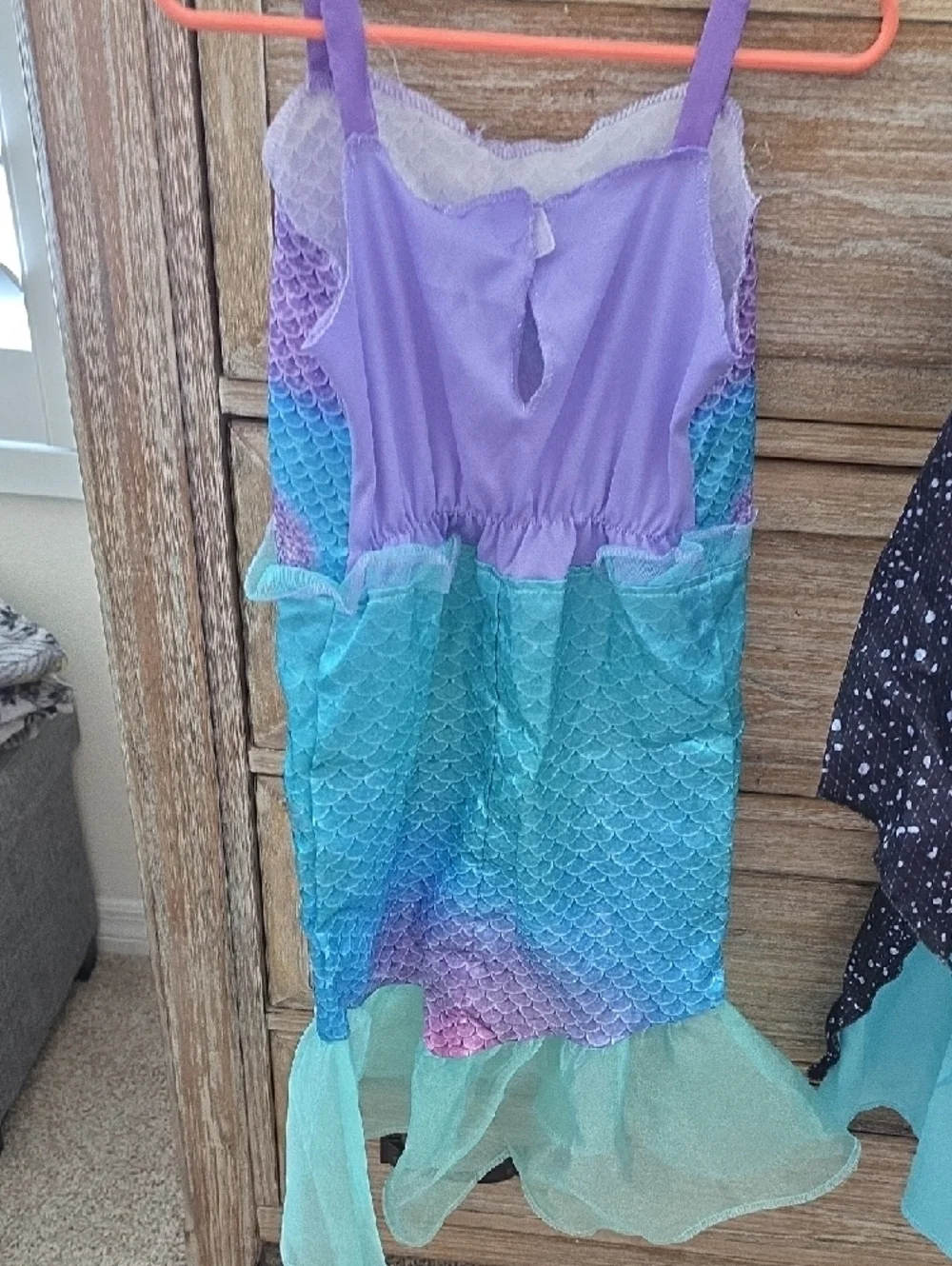 Girls Ariel And Ursula Dress Up Play Costumes - Picture 6 of 9
